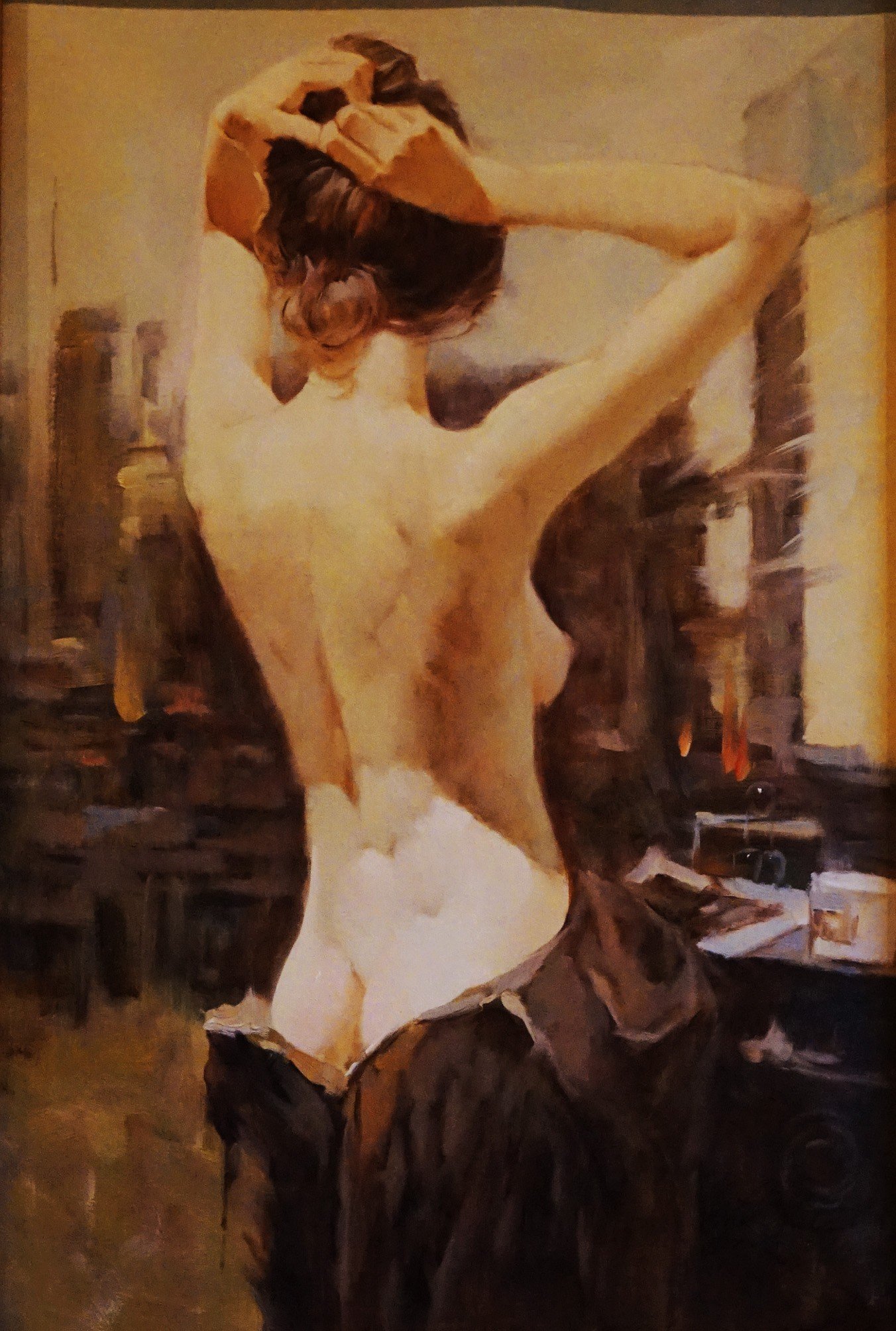 A Nude Lady, ShanGallery.com, shan gallery, Vancouver, Canada